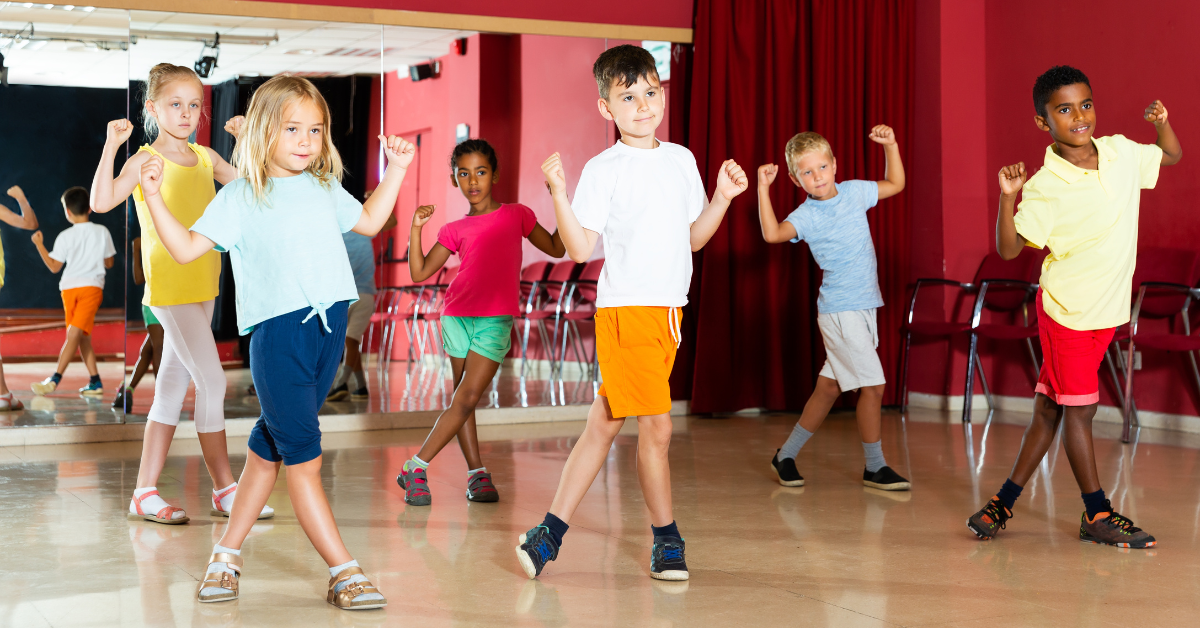 children dancing